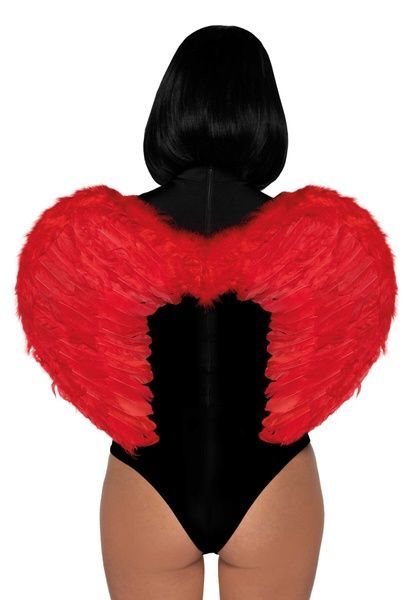Leg Avenue Marabou feather devil wings Red SO7946