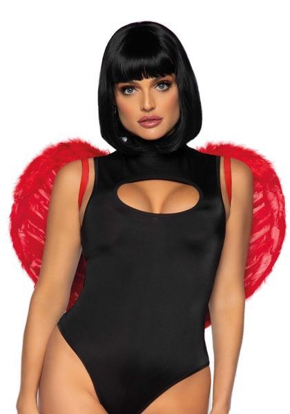 Leg Avenue Marabou feather devil wings Red SO7946