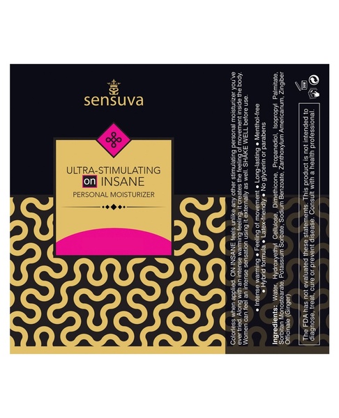Пробник стимулюючої змазки Sensuva - Ultra-Stimulating On Insane (6 мл) SO3549