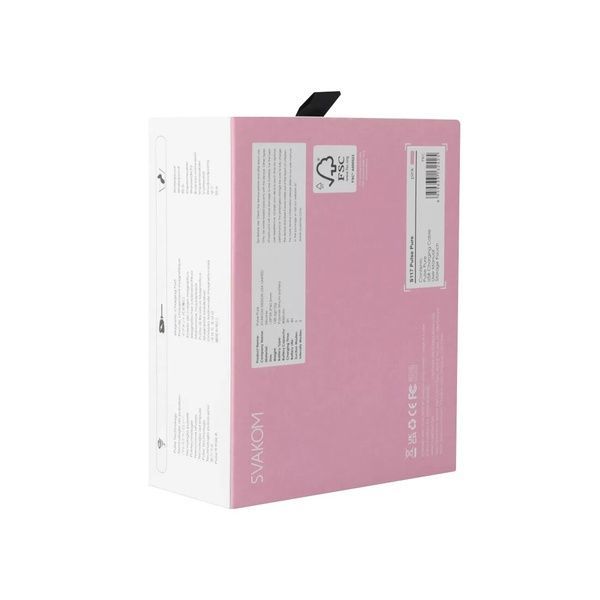 Вакуумний кліторальний стимулятор Svakom Pulse Pure Pale Pink, 5 режимів, 5 інтенсивностей у кожному SO6993