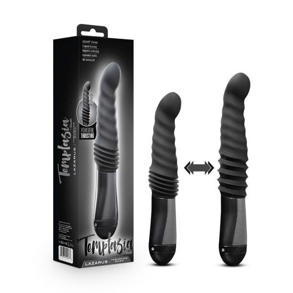 Пульсатор Temptasia by Blush - Lazarus Thrusting Dildo - Black SO8836