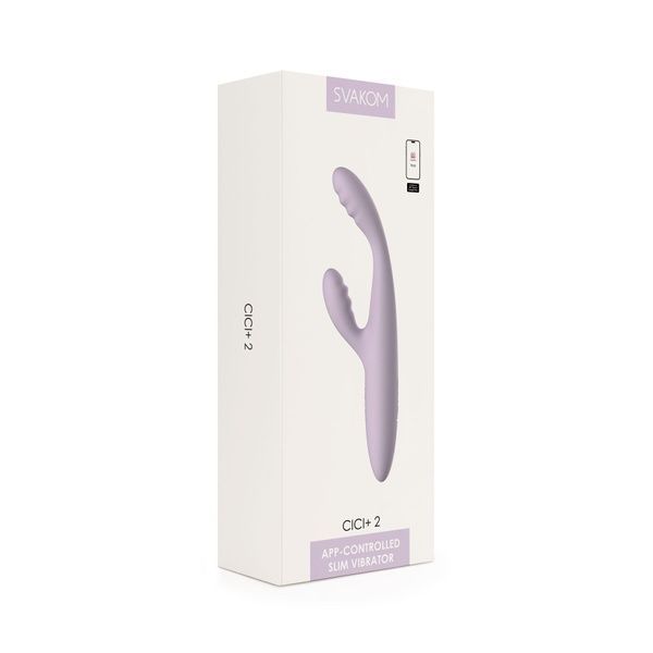 Вібратор Svakom Cici 2+ Pastel Lilac SX0729