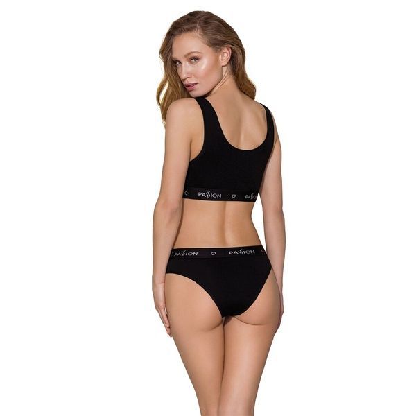 Спортивний топ з широкою гумкою Passion PS004 TOP black, size S SO4221