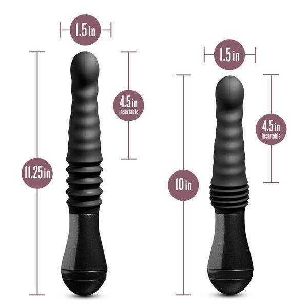 Пульсатор Temptasia by Blush - Lazarus Thrusting Dildo - Black SO8836