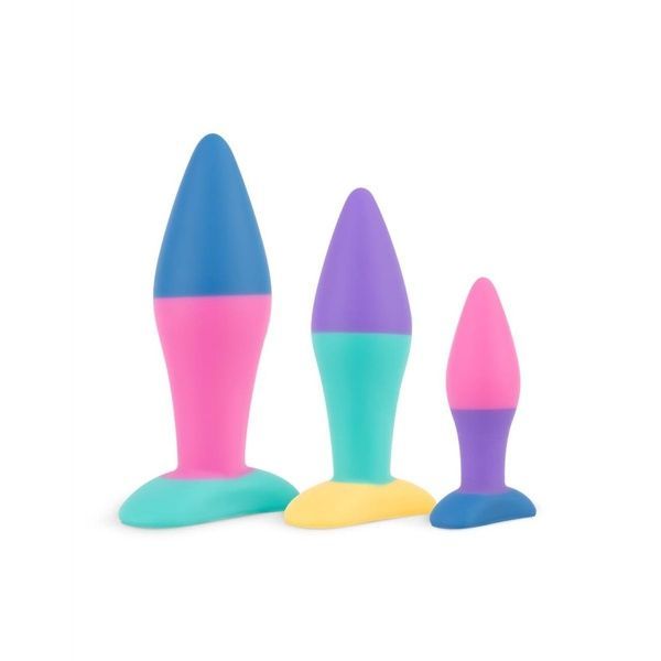 Набор анальных пробок PMV20 Koda &ndash; Butt Plug Set, диаметр 2,9 см, 3,9 см, 5 см SO8897 фото