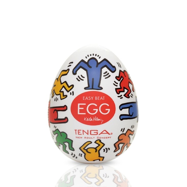 Мастурбатор-яйце Tenga Keith Haring EGG Dance SO1702