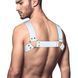 Мужская портупея на грудь из натуральной кожи Feral Feelings - Bulldog Harness Red SO9412 фото 2