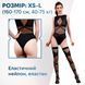 Комплект: боди и чулки Moonlight Model 16 XS-L Black, имитация топа и трусиков SO6348 фото 2