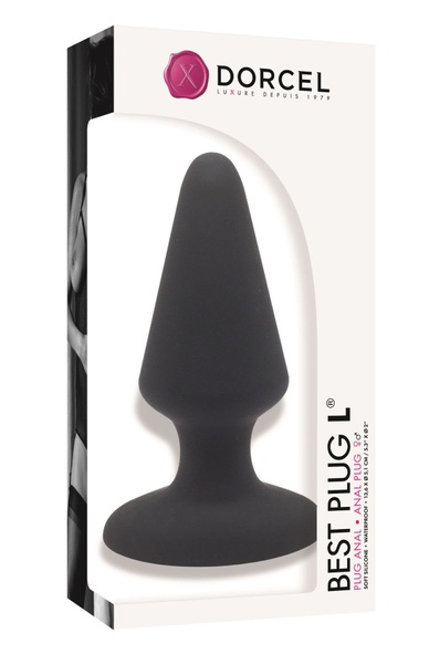 Анальна пробка Dorcel Best Plug L м'який soft-touch силікон, макс. діаметр 5,1 см SO2049