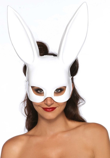 Leg Avenue Masquerade Rabbit Mask White SO7947