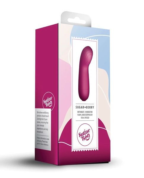 Мінівібратор SugarBoo Sugar Berry, підходить для клітора та точки G, робота від батарейок (у комплек SO7664
