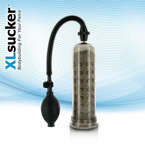 Вакуумна помпа XLsucker Penis Pump Black для члена довжиною до 18см, діаметр до 4 см E22145
