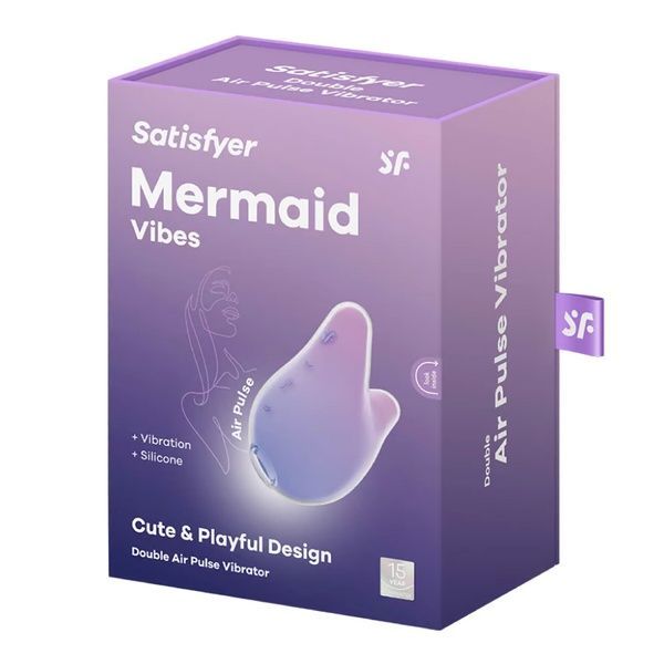 Вакуумний кліторальний стимулятор Satisfyer Mermaid Vibes Violet/Pink SX1219