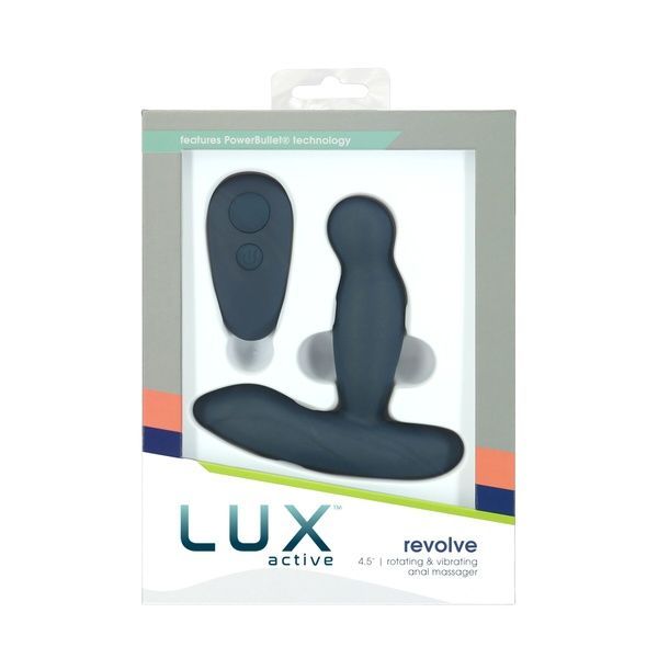 Масажер простати з ротацією та вібрацією Lux Active Revolve, пульт ДК SO6835