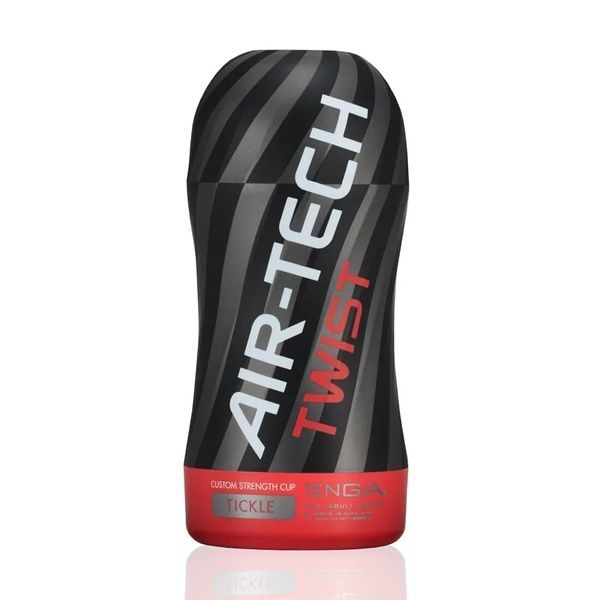 Мастурбатор Tenga Air-Tech Twist Tickle Red с изменяемой тугостью обхвата, эффект глубокого минета SO1421 фото