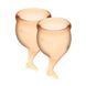 Набір менструальних чаш Satisfyer Feel Secure (orange), 15мл та 20мл, мішечок для зберігання SO3593