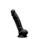Фалоімітатор SilexD Johnny Black (MODEL 1 size 7in), двошаровий, силікон + Silexpan, діаметр 3,8см SO2861 1