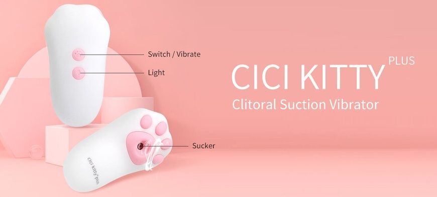 Вакуумний кліторальний стимулятор Otouch Cici Kity Plus з вібрацією SO9397