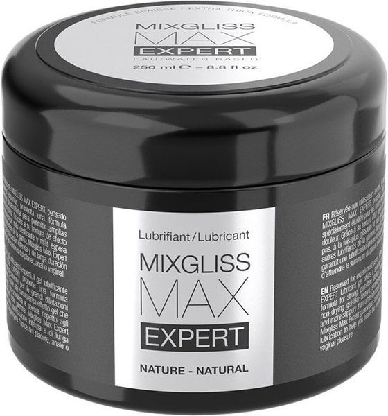 Густа змазка для фістинга і анального сексу MixGliss MAX Expert Nature (250 мл) на водній основі SO2736