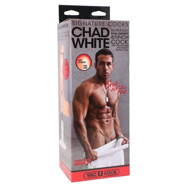 Фалоімітатор Doc Johnson Signature Cocks &ndash; Chad White 8,5 inch UltraSkin SO6062