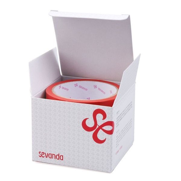 Електростатична стрічка для бондажу LOCKINK SEVANDA Electrostatic Tape - Red Tape, 16 м SX0889