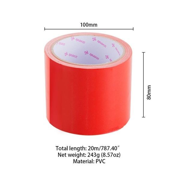 Електростатична стрічка для бондажу LOCKINK SEVANDA Electrostatic Tape - Red Tape, 16 м SX0889