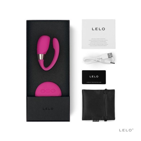 Вібратор для пар LELO Tiani 3 Cerise, 2 мотори, пульт ДК SO8115