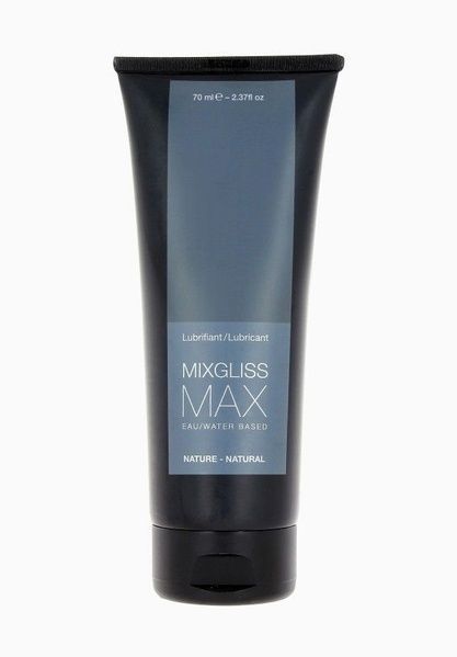 Анальна гель-змазка MixGliss MAX NATURE (70 мл) на водній основі з екстрактом алое SO1615