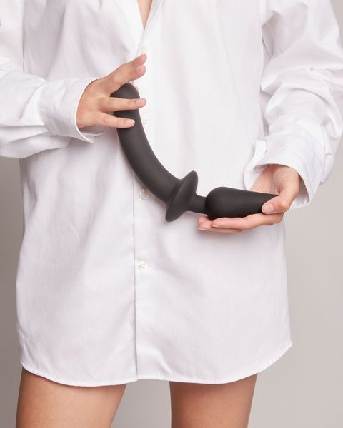 Анальна пробка з дилдо 2в1 Strap-On-Me SWITCH PLUG-IN DILDO Black S, діаметр 3,3/2,9 см SO6826