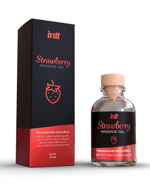 Масажний гель для інтимних зон Intt Strawberry (30 мл) SO5593