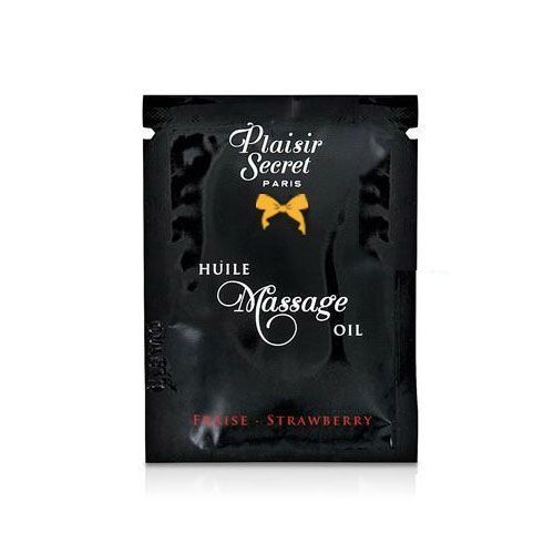 Пробник масажної олії Plaisirs Secrets Strawberry (3 мл) SO1202