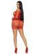 Leg Avenue Heart net mini dress OS Red SO7885 6