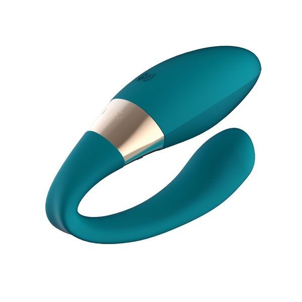 Вибратор для пар LELO Tiani Duo Ocean Blue, 2 мотора, пульт ДУ SX1293 фото