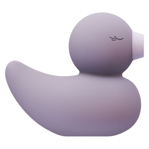 Вакуумний вібратор-качечка CuteVibe Ducky Grey SO6552