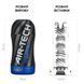 Мастурбатор Tenga Air-Tech Twist Ripple Blue с изменяемой тугостью обхвата, эффект глубокого минета SO1422 фото 2