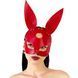 Шкіряна маска Зайчика Art of Sex - Bunny mask, колір Лавандовий SO9645