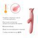 Вібратор з підігрівом та вакуумною стимуляцією клітора Zalo - ROSE Vibrator Strawberry Pink SO6680 4