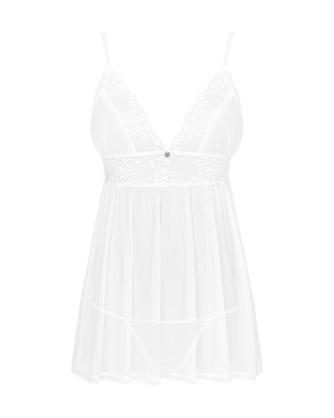 Obsessive Heavenlly babydoll & thong XS/S SO8163