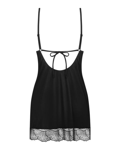 Пеньюар и трусики Obsessive Lobellis chemise & thong XS/S SX1020 фото