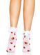 Leg Avenue Strawberry ruffle top anklets SO8583 3