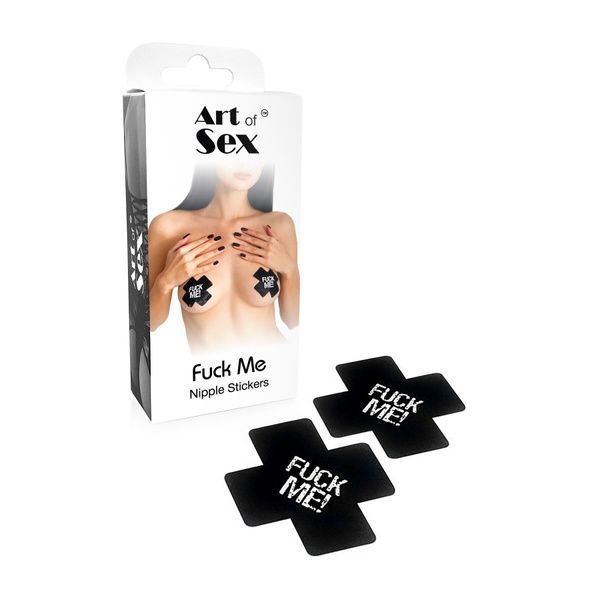 Пестиси на груди Art of Sex - Fuck me, Чорний SO7482