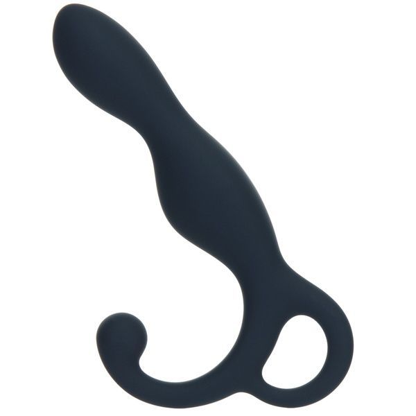 Масажер простати Lux Active LX1 Anal Trainer 5.75&Prime;, Dark Blue, віброкуля в комплекті SO6837