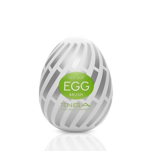 Мастурбатор-яйце Tenga Egg Brush з рельєфом у вигляді великої щетини SO5489