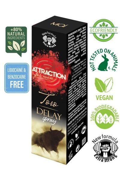 Спрей-пролонгатор Retarding Spray MAI Attraction Toro (30 мл) SO6042