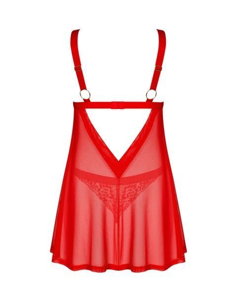 Бебі-дол Obsessive Elianes babydoll & thong XS/S SX1143