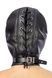 Капюшон з кляпом для БДСМ Fetish Tentation BDSM hood in leatherette with removable gag SO4673 2