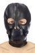 Капюшон з кляпом для БДСМ Fetish Tentation BDSM hood in leatherette with removable gag SO4673 1