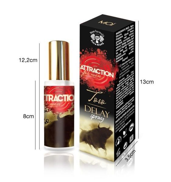 Спрей-пролонгатор Retarding Spray MAI Attraction Toro (30 мл) SO6042