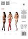 Эротические колготки-бодистокинг с тонкими подвязками Passion S028 One Size, white, открытый доступ SO8954 фото 5