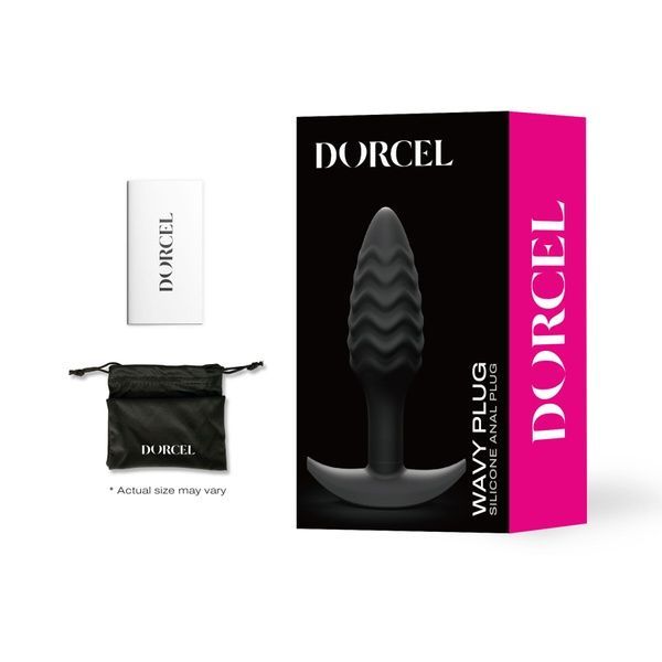 Анальная пробка Dorcel WAVY PLUG, диаметр 3 см, силикон SO8288 фото